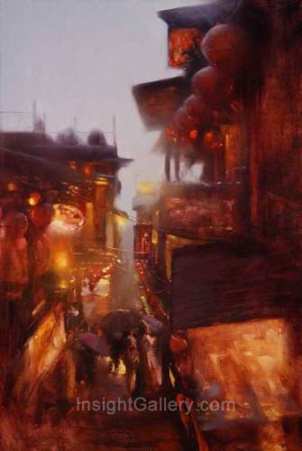 Night Market Glow by Hsin-Yao Tseng